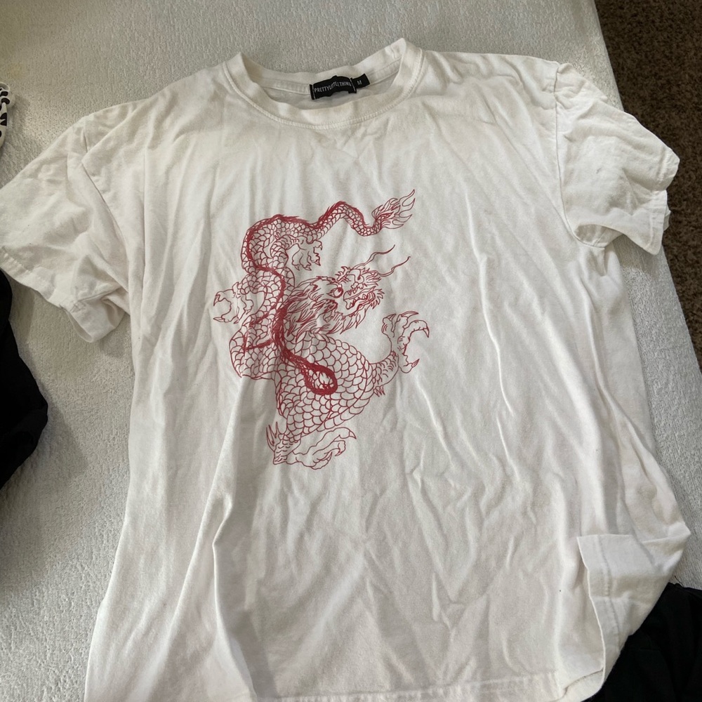 PLT dragon print top